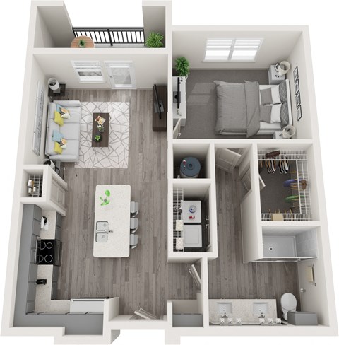 A2 floor plan in Cedar Hill Texas